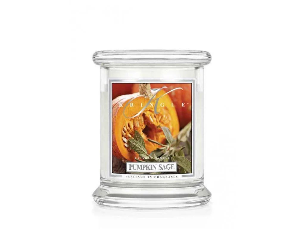 Kringle Candle Pumpkin Sage vonná sviečka malá 1-knôtová (240 g)