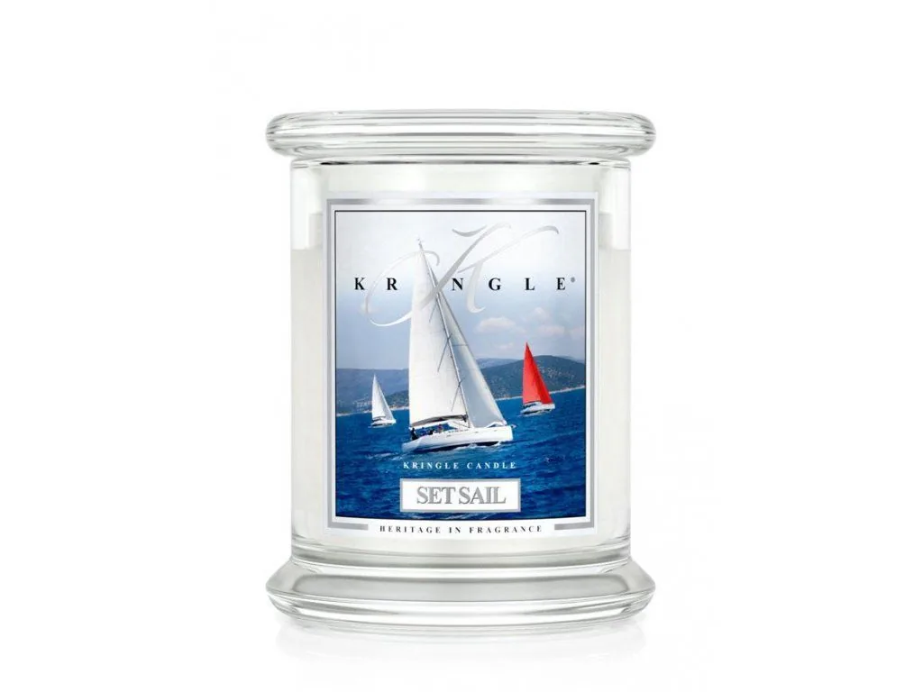 Kringle Candle Set Sail vonná sviečka stredná 2-knôtová (411 g)