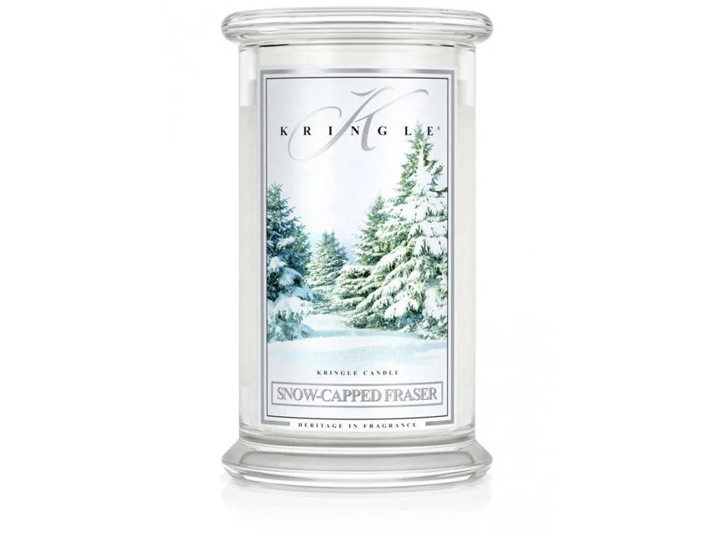 Kringle Candle Snow Capped Fraser vonná sviečka veľká 2-knôtová (624 g)