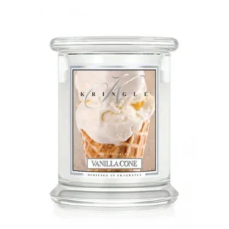 Kringle Candle Vanilla Cone vonná sviečka stredná 2-knôtová (411 g)