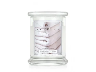 Kringle Candle Warm Cotton vonná sviečka stredná 2-knôtová (411 g)