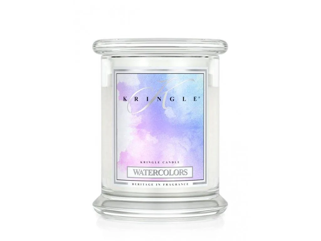 Kringle Candle Watercolors vonná sviečka stredná 2-knôtová (411 g)