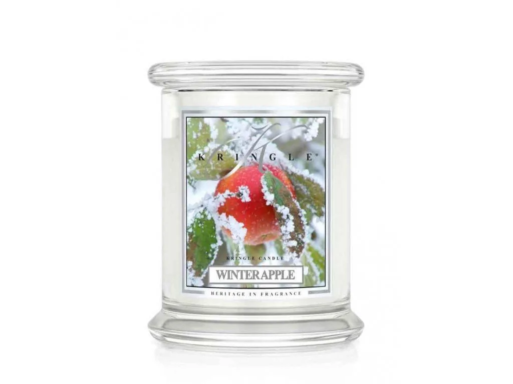Kringle Candle Winter Apple vonná sviečka stredná 2-knôtová (411 g)