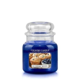 Country Candle Blueberry Muffin vonná sviečka stredná 2-knôtová (453 g)