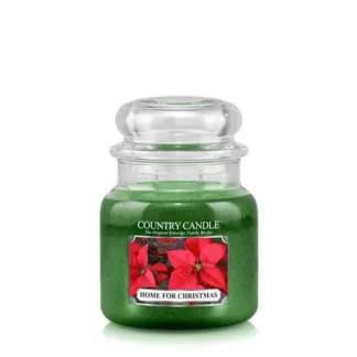 Country Candle Home for Christmas vonná sviečka stredná 2-knôtová (453 g)