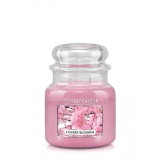 Country Candle Cherry Blossom vonná sviečka stredná 2-knôtová (453 g)