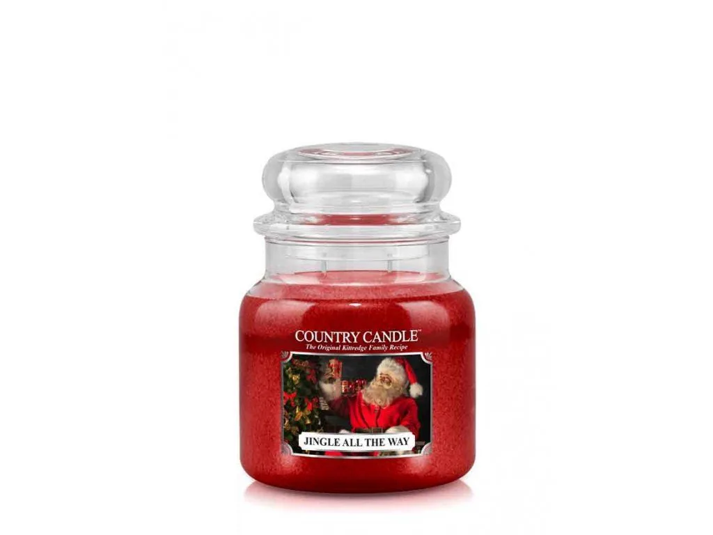 Country Candle Jingle All The Way vonná sviečka stredná 2-knôtová (453 g)