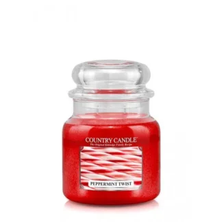 Country Candle Peppermint Twist vonná sviečka stredná 2-knôtová (453 g)