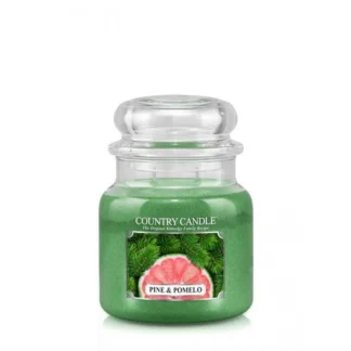 Country Candle Pine & Pomelo vonná sviečka stredná 2-knôtová (453 g)