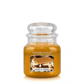 Country Candle Smoke & S'mores vonná sviečka stredná 2-knôtová (453 g)