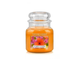 Country Candle Sunshine & Daisies vonná sviečka stredná 2-knôtová (453 g)