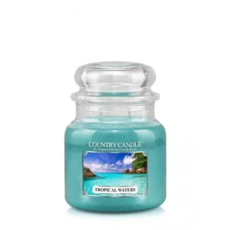 Country Candle Tropical Waters vonná sviečka stredná 2-knôtová (453 g)
