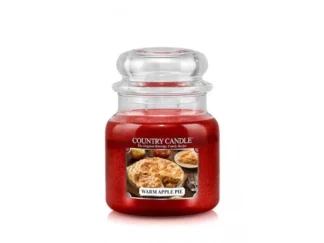 Country Candle Warm Apple Pie vonná sviečka stredná 2-knôtová (453 g)