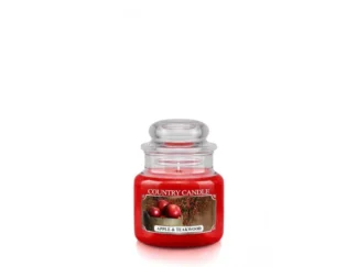 Country Candle Apple & Teakwood vonná sviečka mini 1-knôtová (104 g)