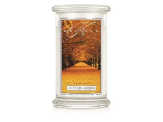 Kringle Candle Autumn Amber vonná sviečka veľká 2-knôtová (624 g)