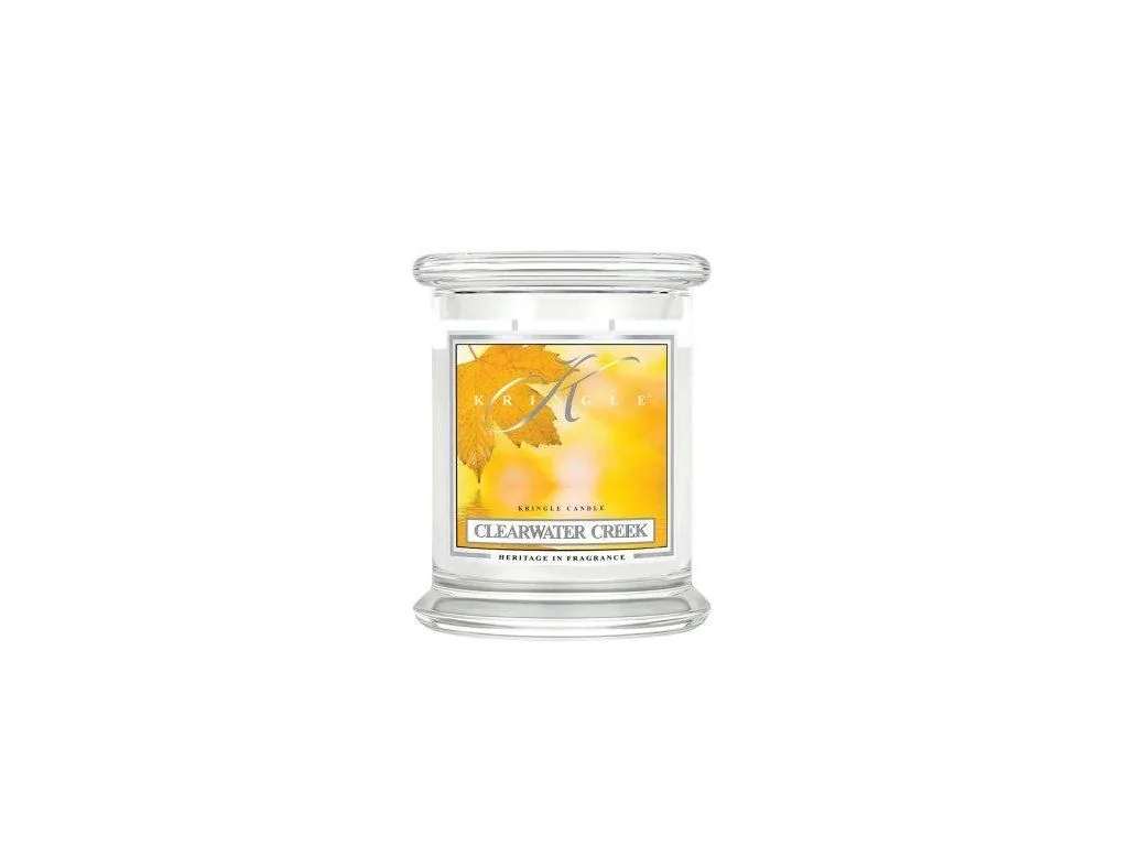 Kringle Candle Clearwater Creek vonná sviečka stredná 2-knôtová (411 g)