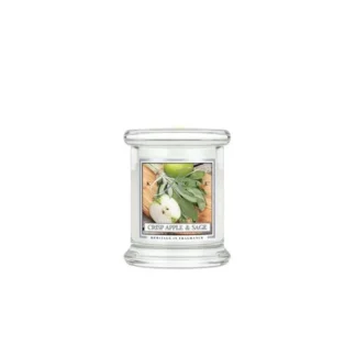 Kringle Candle Crisp Apple & Sage vonná sviečka mini 1-knôtová (127 g)