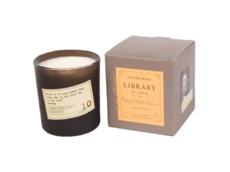Paddywax Library Ralph Waldo Emerson vonná sviečka v darčekovom balení 6.5 oz (184 g)