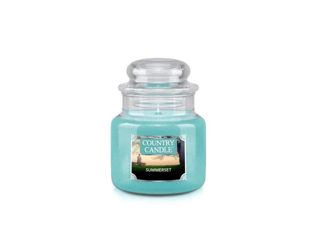 Country Candle Summerset vonná sviečka mini 1-knôtová (104 g) VYBLEDNUTÝ VOSK