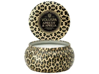 Voluspa Maison Noir Apricot & Aprilia Travel Tin 2-knôtová vonná sviečka (312g)
