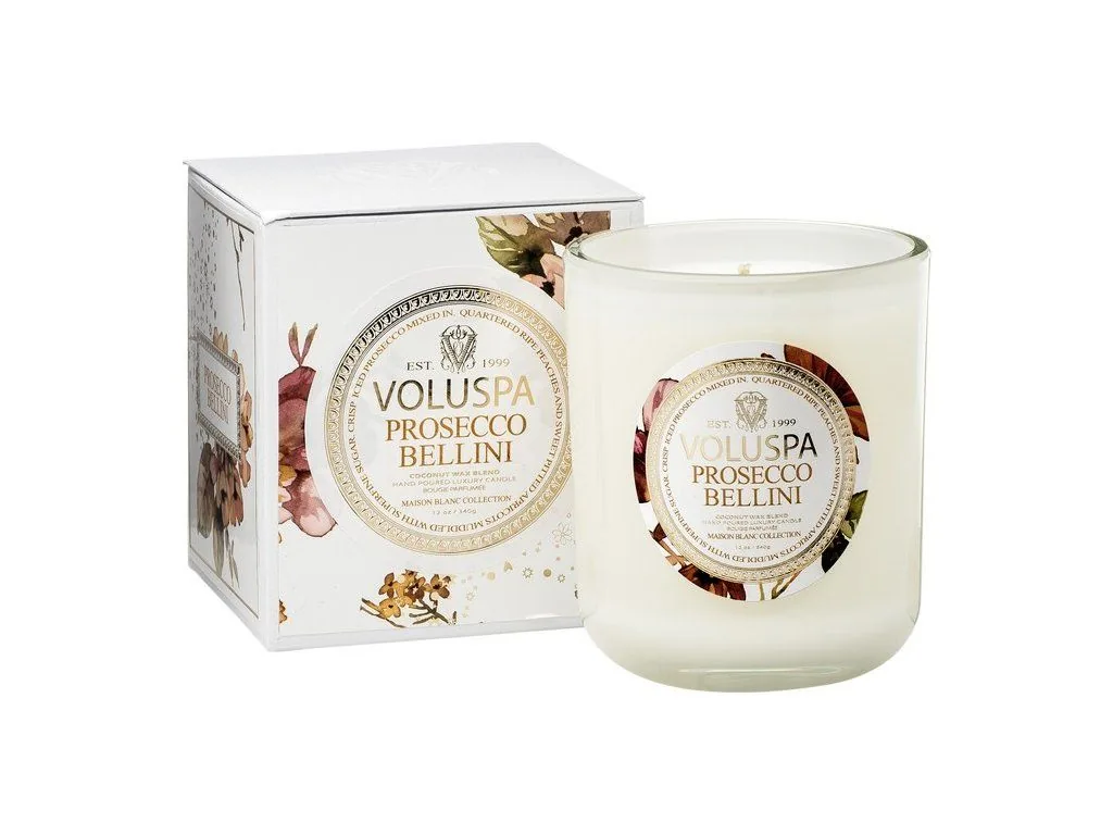 Voluspa Maison Blanc Prosecco Bellini v darčekovom balení (340g) – Obrázok 2