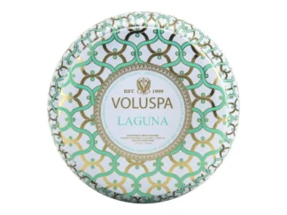 Voluspa Maison Blanc Laguna Travel Tin 2-knôtová vonná sviečka (312g)