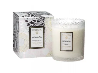 Voluspa Japonica Mokara Scalloped vonná sviečka (6.2oz / 176g)