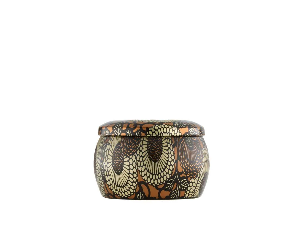 Voluspa Japonica Baltic Amber Mini Tin vonná sviečka 113g – Obrázok 3
