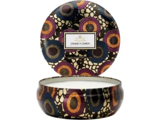 Voluspa Japonica Crane Flower 3 Wick Tin vonná sviečka 340g