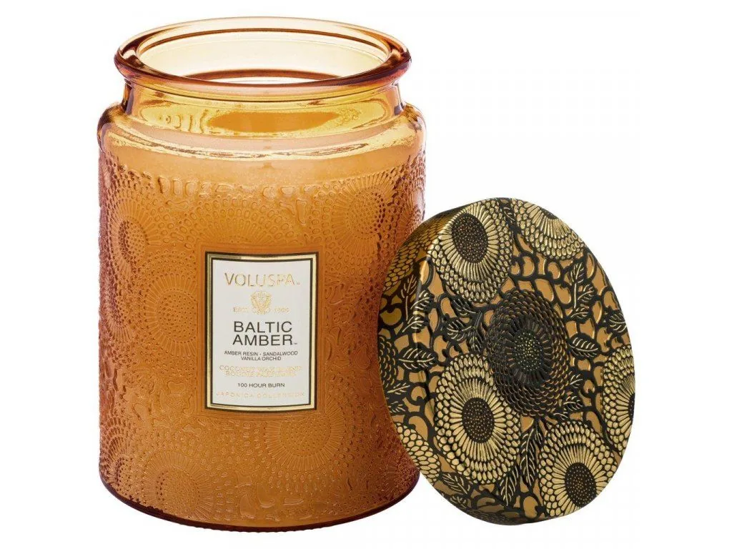 Voluspa Japonica Baltic Amber Large Jar vonná sviečka (18oz / 510g)