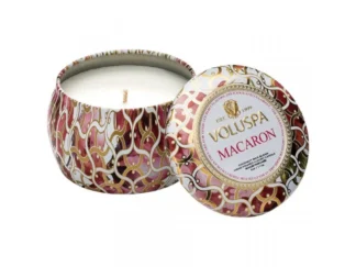 Voluspa Maison Blanc Macaron Mini Decorative Tin