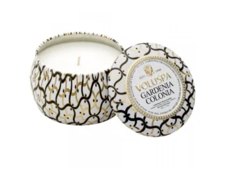 Voluspa Maison Blanc Gardenia Colonia Mini Decorative Tin