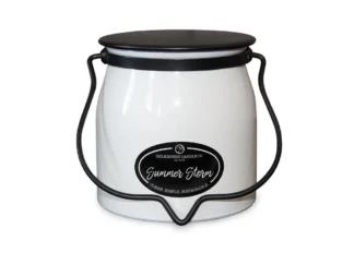 MILKHOUSE CANDLE Summer Storm vonná sviečka BUTTER JAR 2-knôtová (454 g)