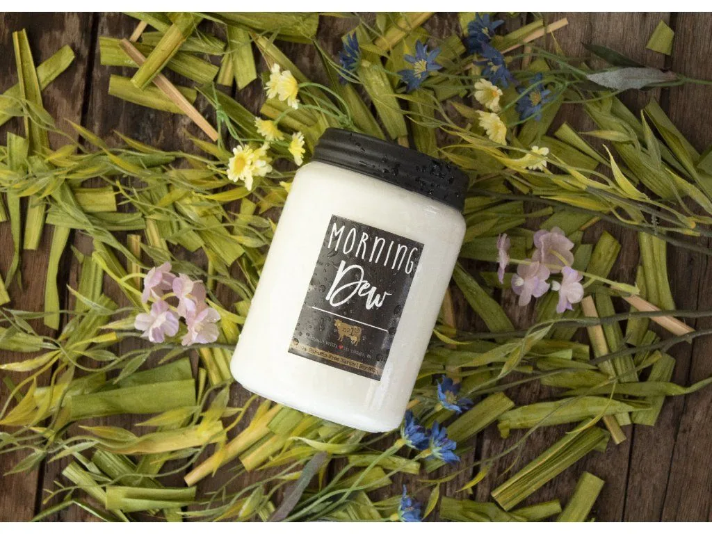 MILKHOUSE CANDLE Morning Dew vonná sviečka Farmhouse Jar (737 g)