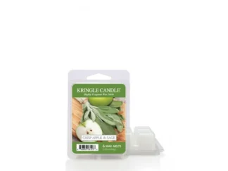 Kringle Candle Crisp Apple & Sage vonný vosk (64 g)
