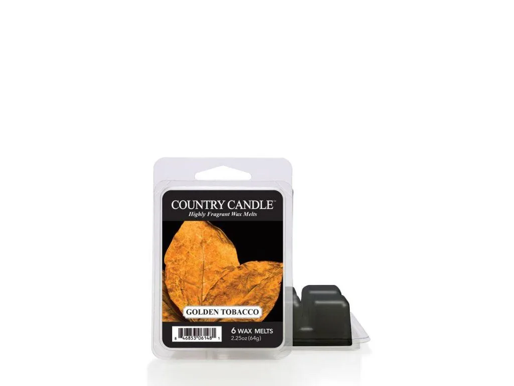 Country Candle Golden Tobacco vonný vosk (64 g)