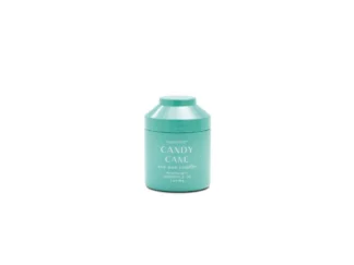 Paddywax WHIMSY ICEY BLUE & WHITE PRINTED TIN CANDY CANE vonná sviečka (3oz / 85g)