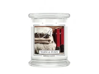 Kringle Candle Warm & Fuzzy vonná sviečka stredná 2-knôtová (411 g)