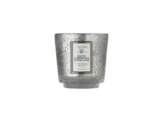 Voluspa Japonica Holiday White Currants & Alpine Lace Pedestal vonná sviečka