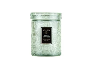Voluspa Japonica Holiday White Cypress Mini Jar vonná sviečka 156g