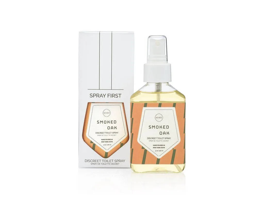 KOBO PASTICHE Smoked Oak diskrétny sprej na osvieženie WC 4oz / 118ml