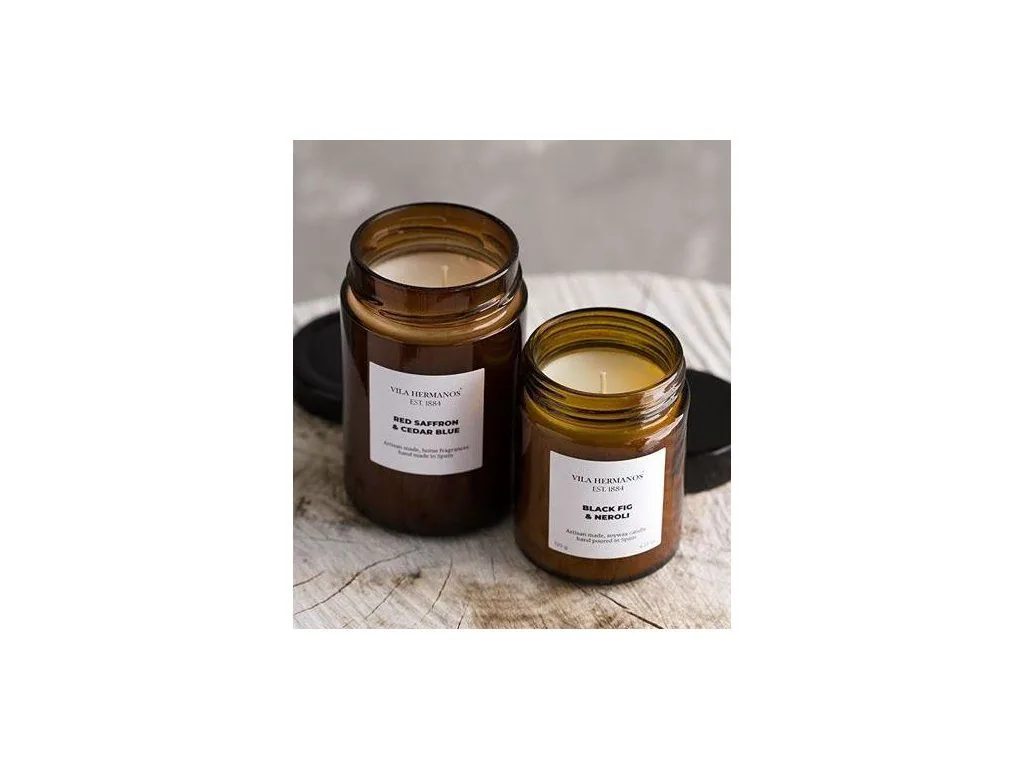 Vila Hermanos Apothecary Vetiver & Salt Wood vonná sviečka 150g – Obrázok 2