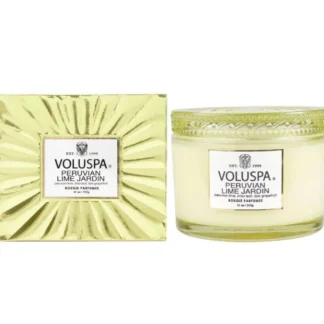 Voluspa Vermeil Peruvian Lime Jardin vonná sviečka v darčekovom balení (11oz / 312g)