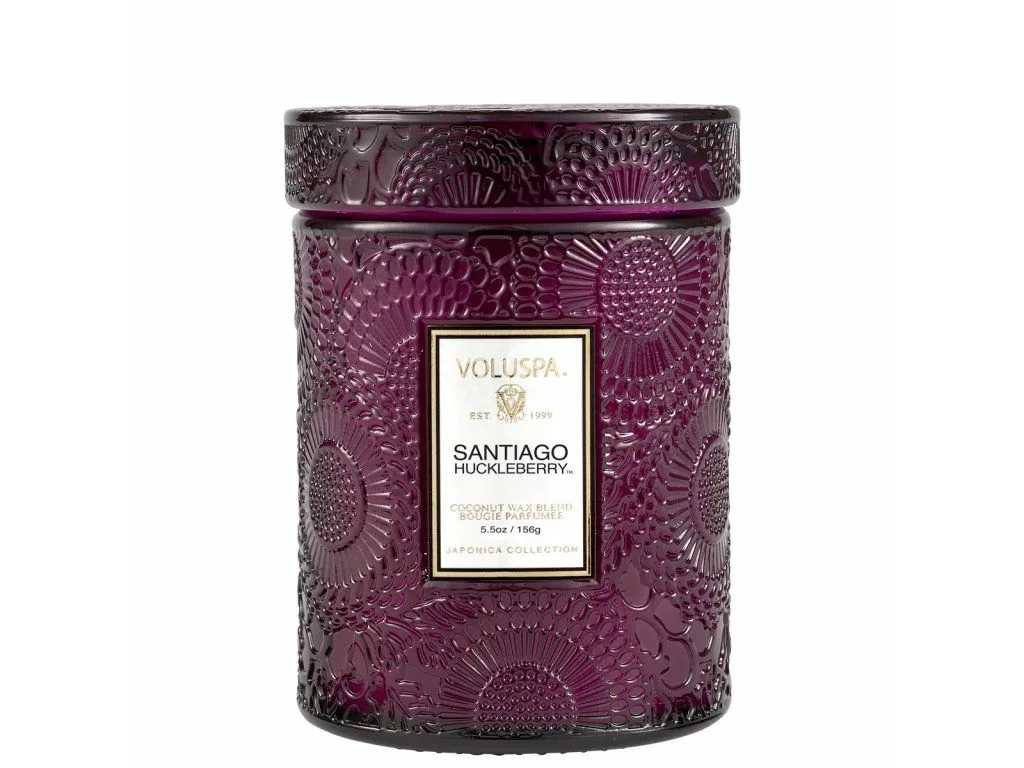 Voluspa Japonica Santiago Huckleberry Small Jar vonná sviečka (5.5oz / 156g)
