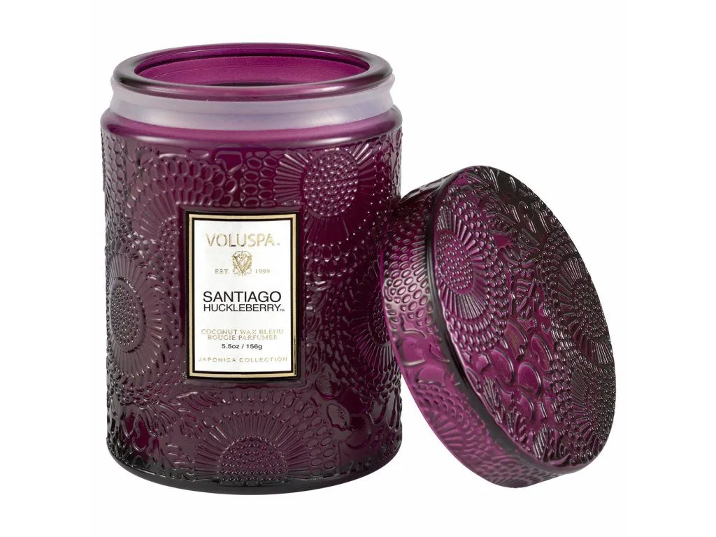 Voluspa Japonica Santiago Huckleberry Small Jar vonná sviečka (5.5oz / 156g) – Obrázok 2