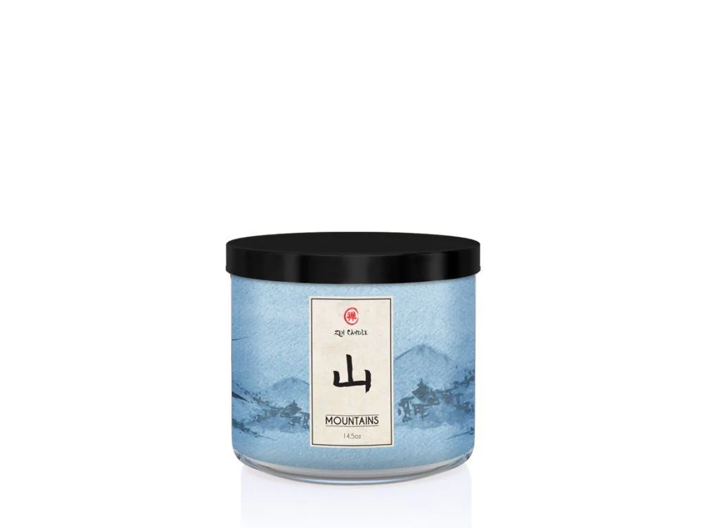 Kringle Candle ZEN Mountains vonná sviečka 411g