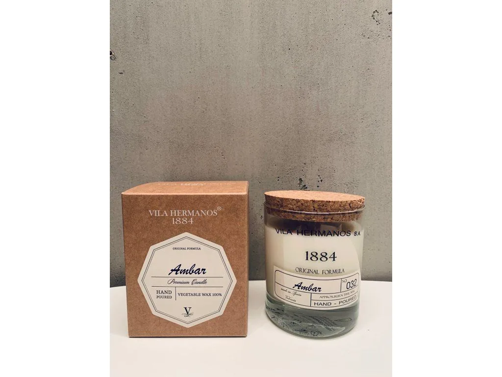 Vila Hermanos 1884 Naranja / Pomaranč vonná sviečka 190g – Obrázok 2