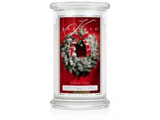 Kringle Candle Christmas Stroll vonná sviečka veľká 2-knôtová (624 g)