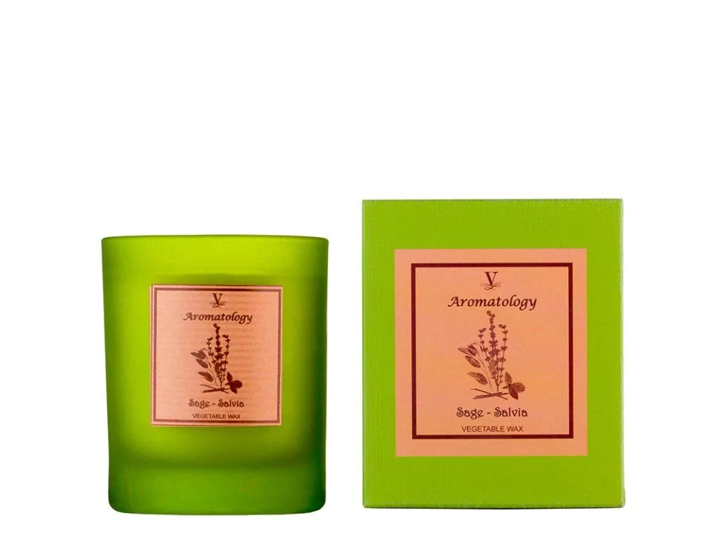 Vila Hermanos Aromathologie Salvia vonná sviečka 200g