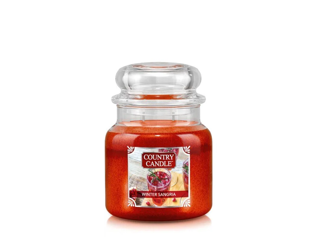 Country Candle Winter Sangria vonná sviečka stredná 2-knôtová (453 g)